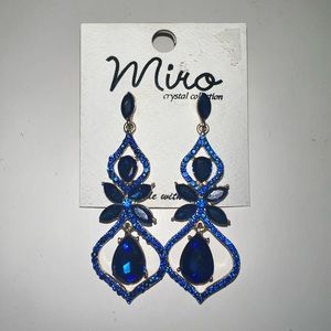 Blue Dangle Earrings